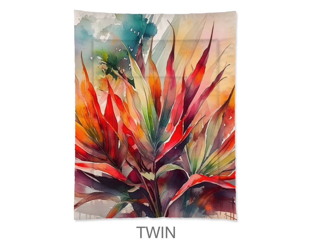 Floral Comforter, Cordyline