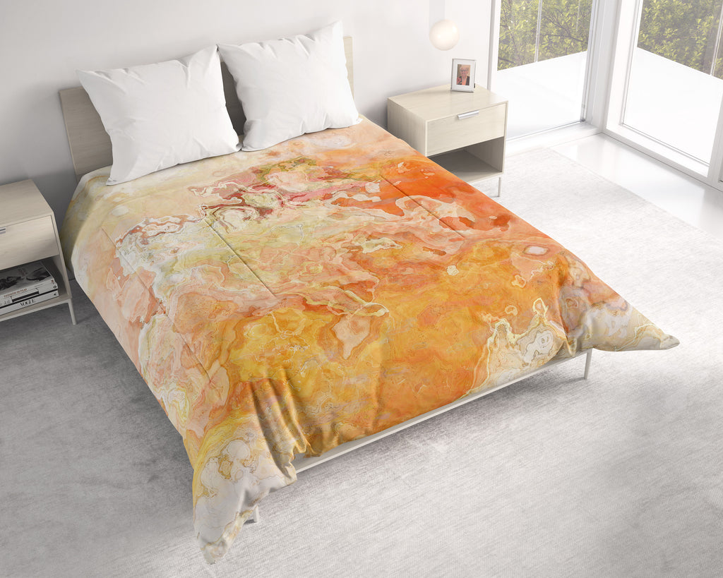 Abstract Art Comforter, All Season Quilt Bedding, Art Bedspread