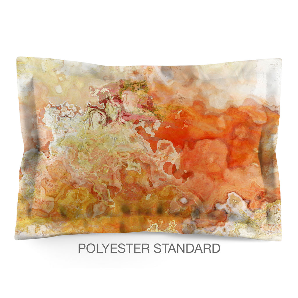 Abstract Shams in Cotton or Polyester, Cupcake