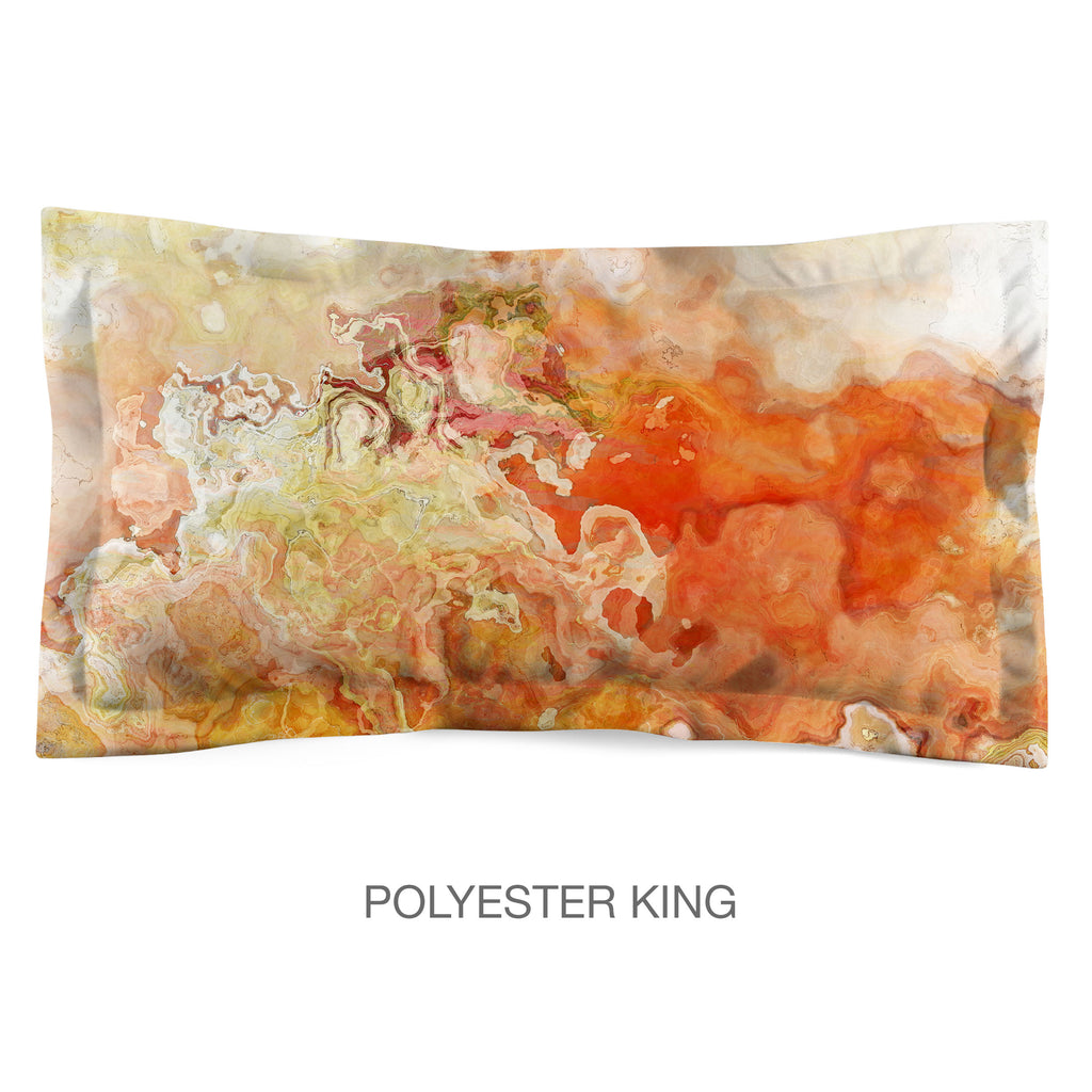 Abstract Shams in Cotton or Polyester, Cupcake