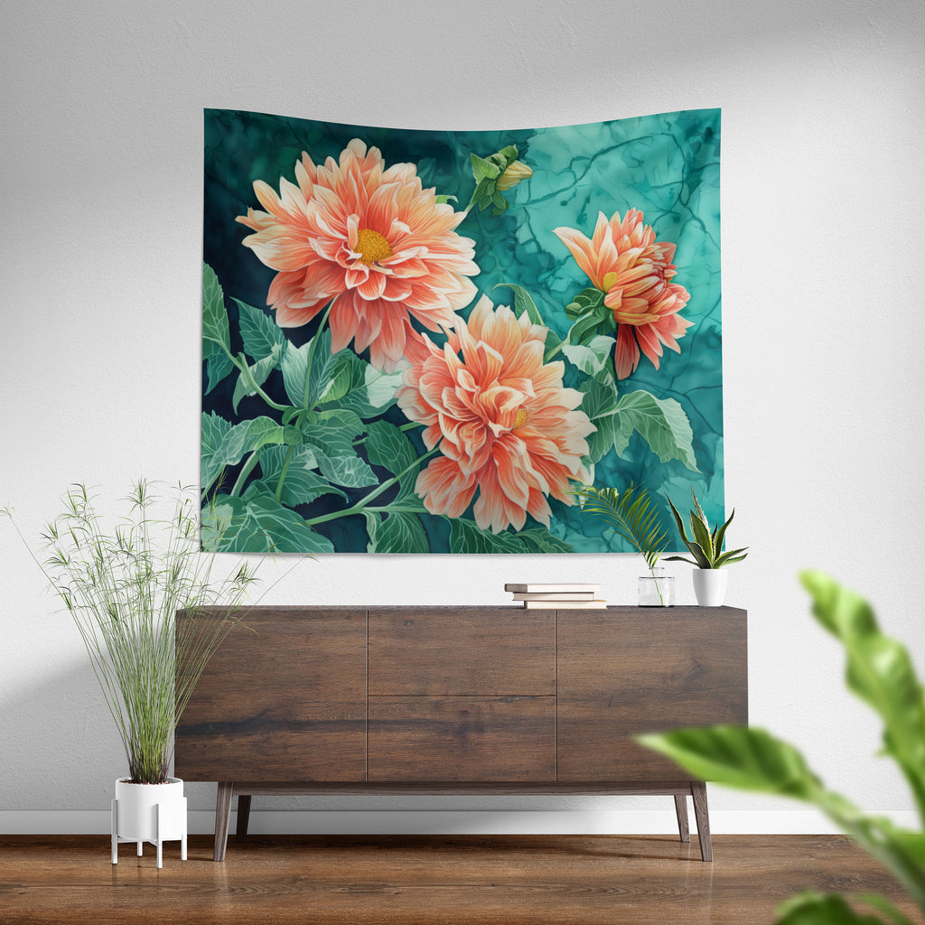 Floral Tapestry, Dalias