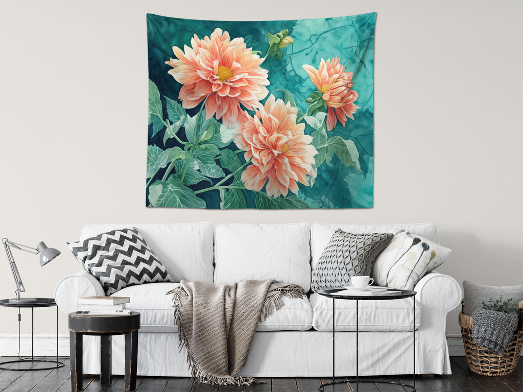 Floral Tapestry, Dalias