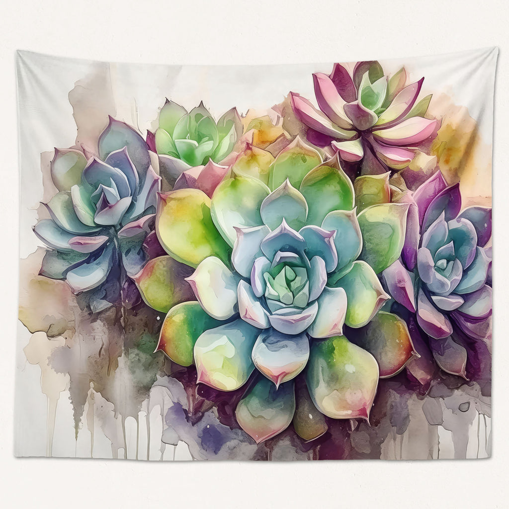 Floral Tapestry, Succulents Echeveria