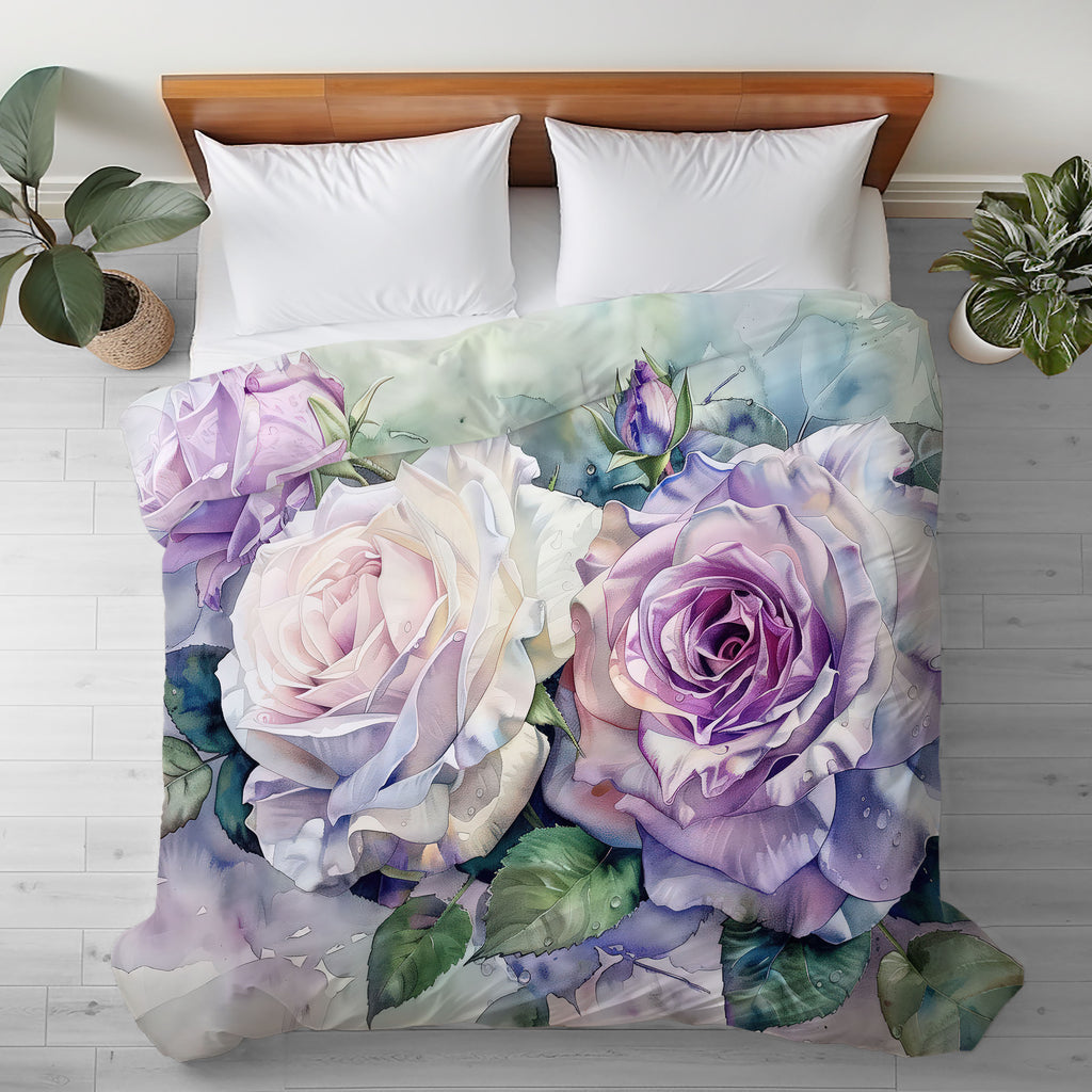 Floral Duvet Cover, English Roses