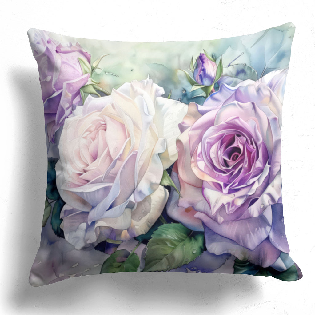 Floral Pillow Cover, English Roses
