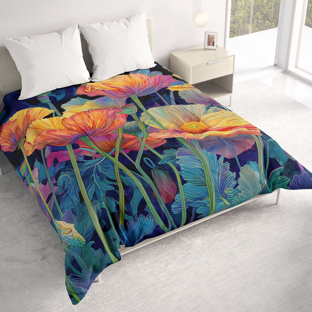 Floral Comforter, Fantasy Flower
