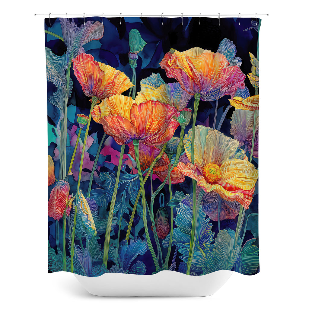 Floral Shower Curtain, Fantasy Flower