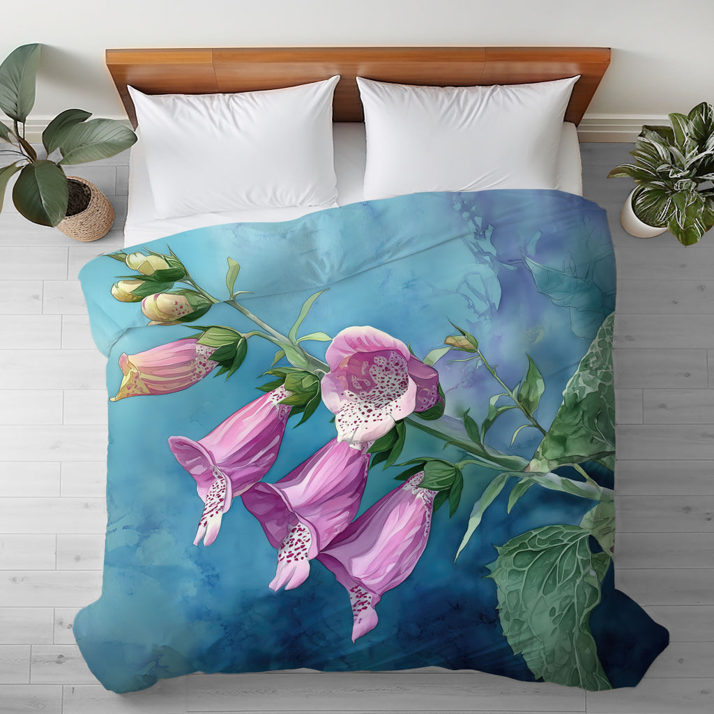 Floral Duvet Covers, Foxglove