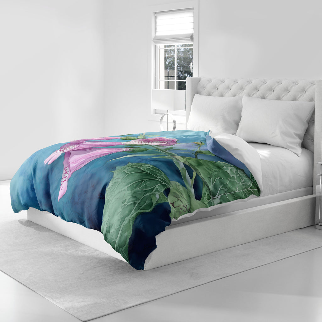 Floral Duvet Covers, Foxglove