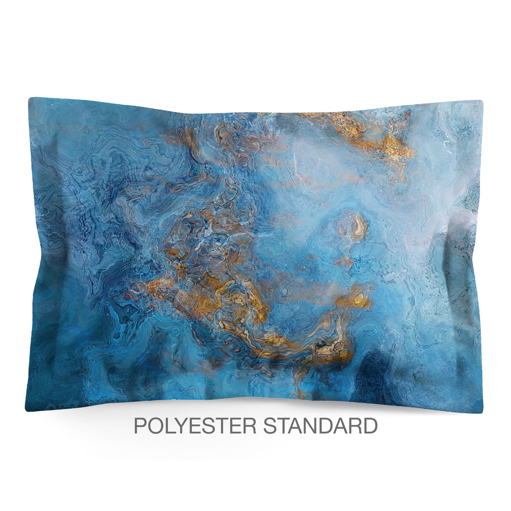 Abstract Shams in Cotton or Polyester, Gentle Mercy