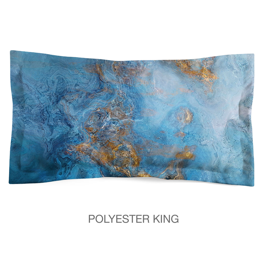 Abstract Shams in Cotton or Polyester, Gentle Mercy