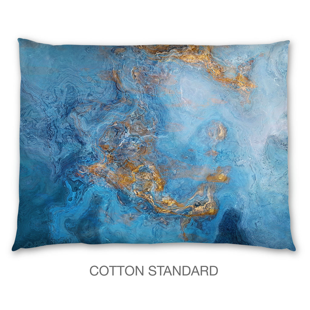 Abstract Shams in Cotton or Polyester, Gentle Mercy