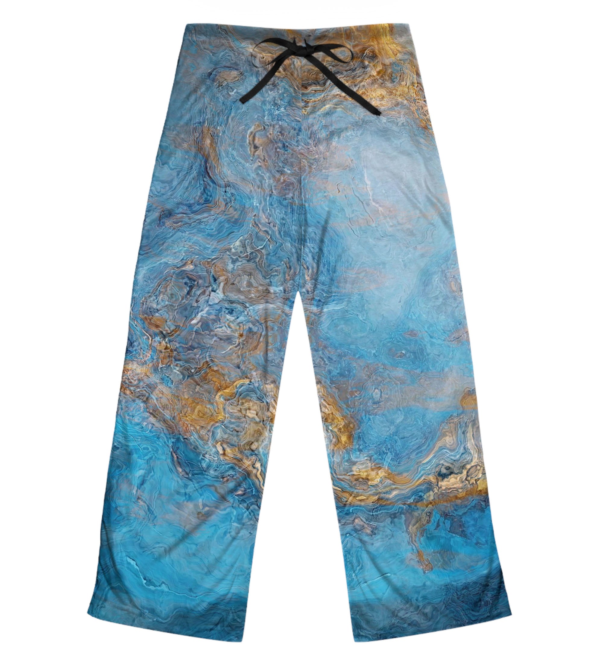 Silk pajama pants - Steel lurex - Carine Gilson