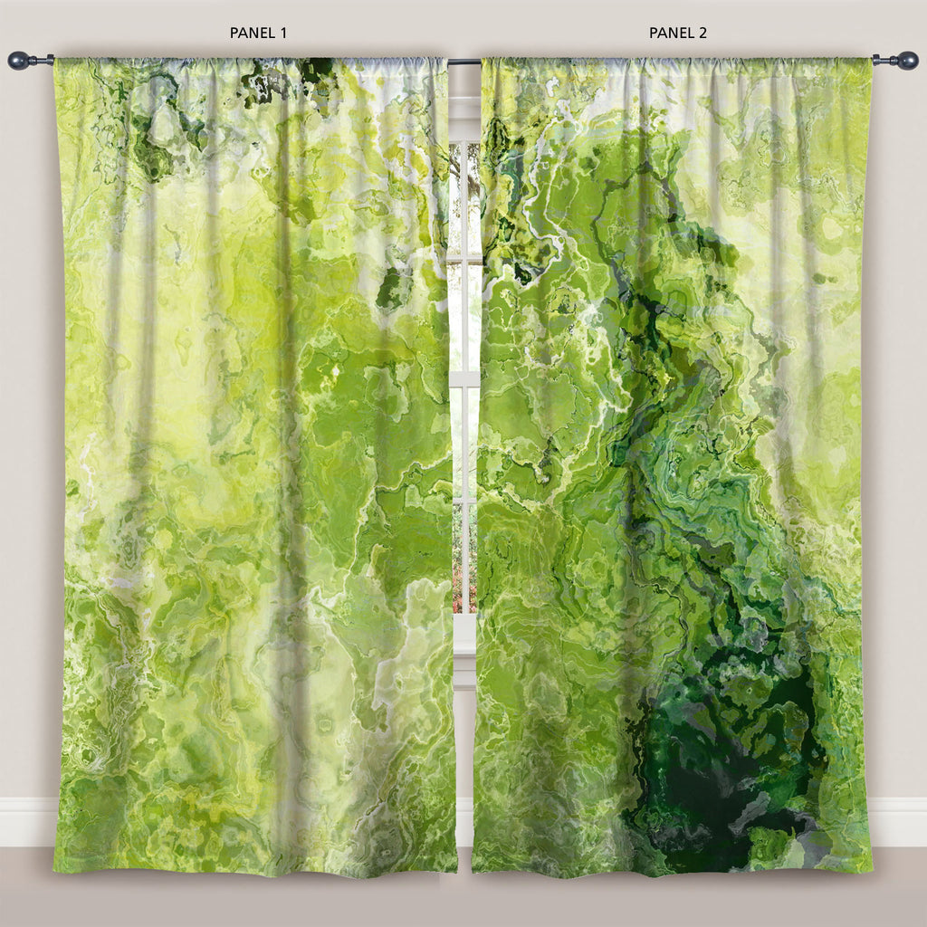 Window Curtains, Green Daze
