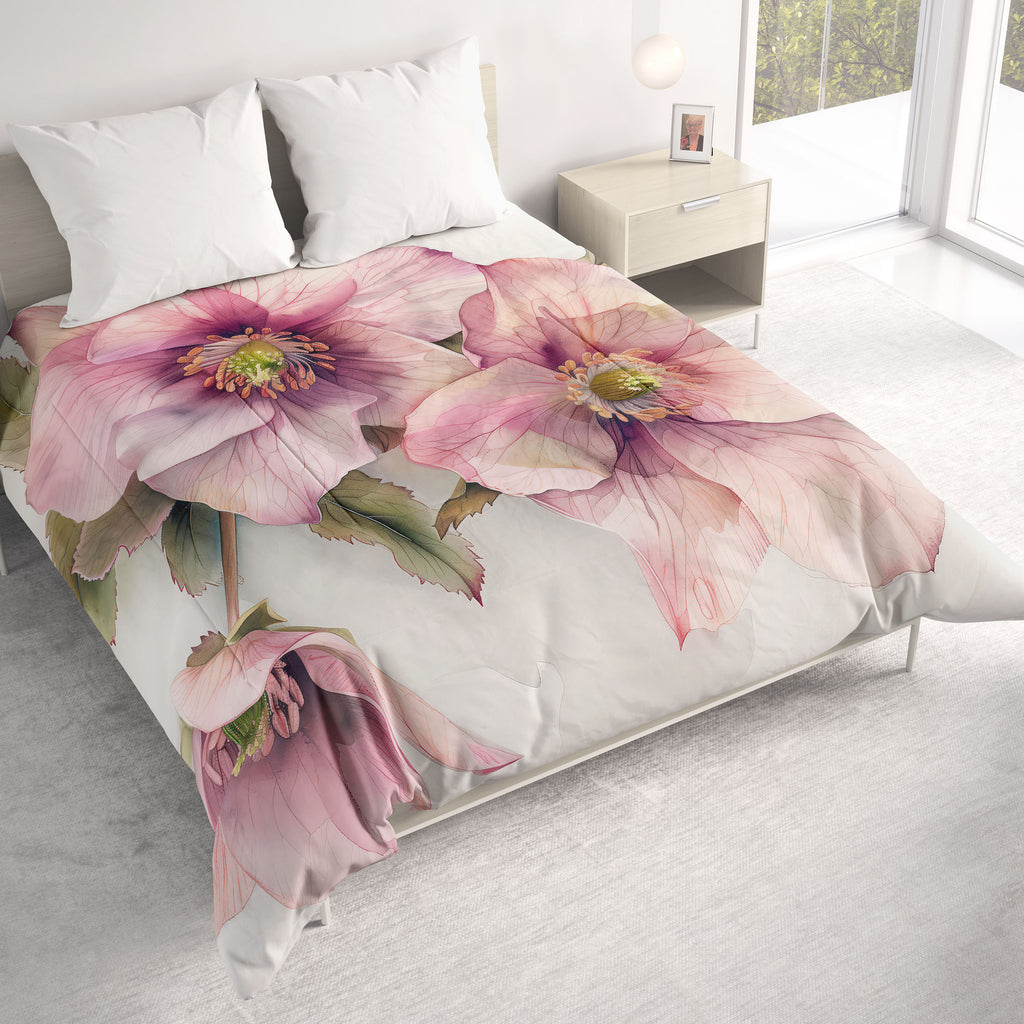 Floral Comforter, Hellebore