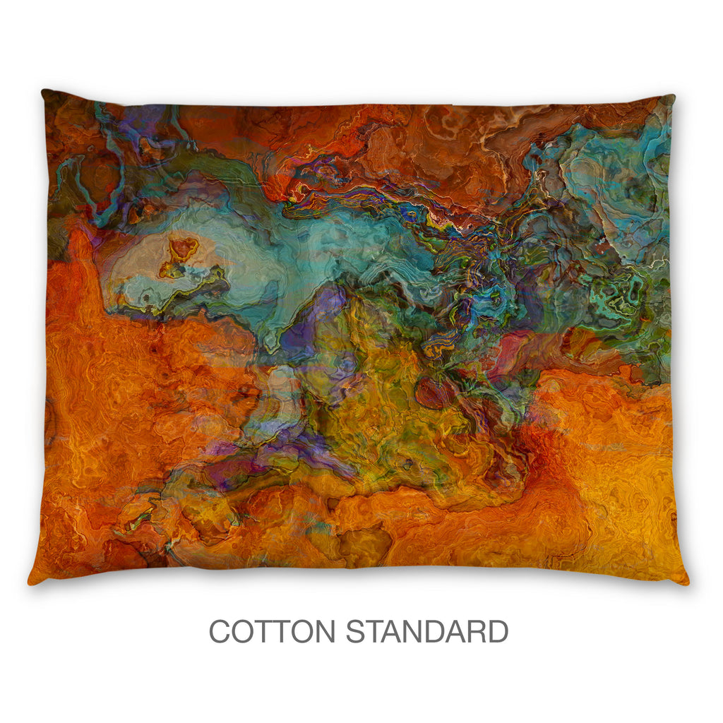 Abstract Shams in Cotton or Polyester, High Desert