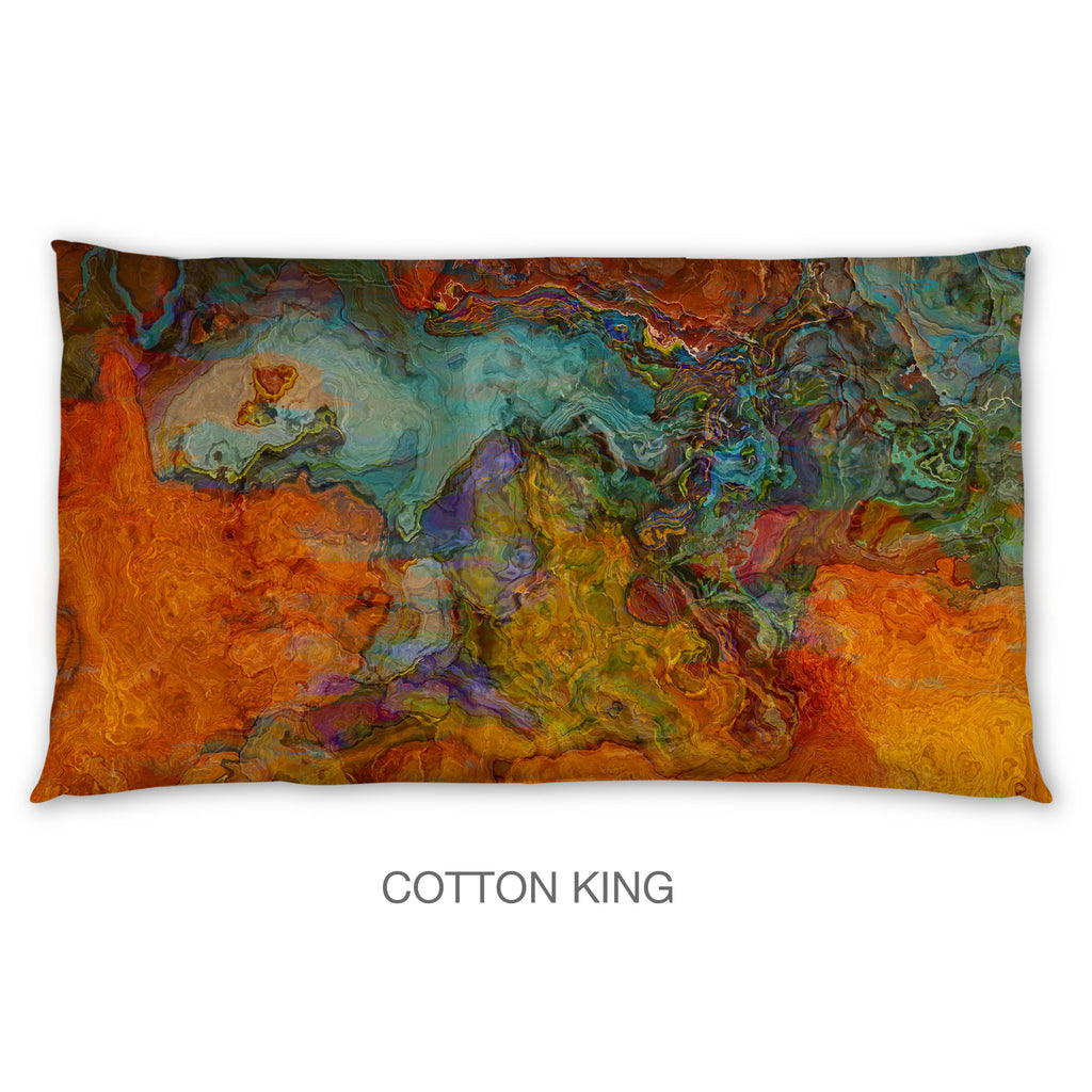 Abstract Shams in Cotton or Polyester, High Desert