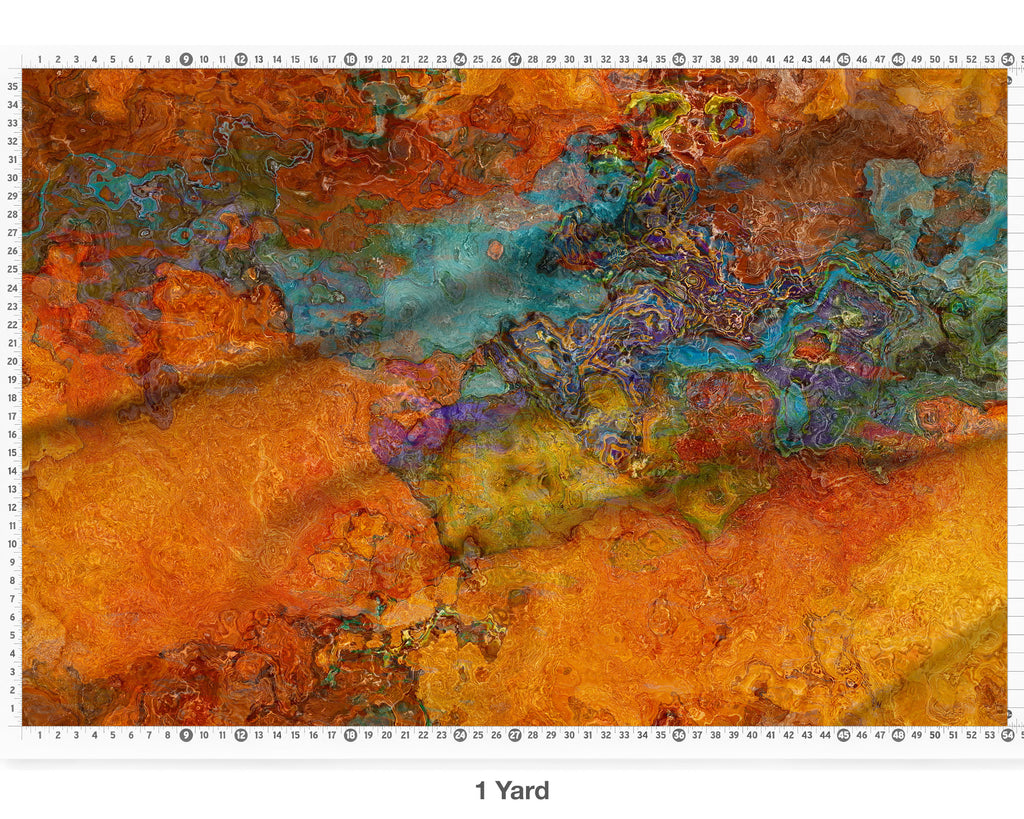 Abstract Fabric by the Yard, High Desert
