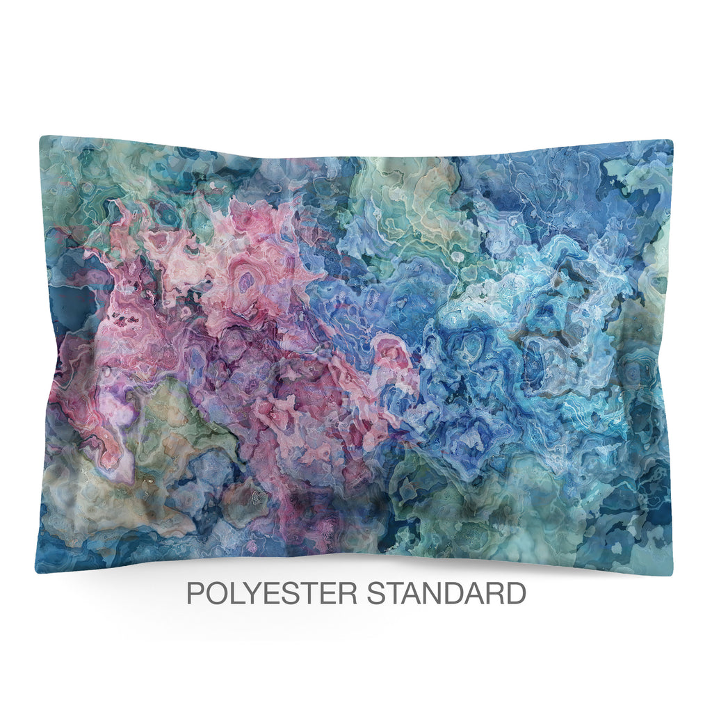 Abstract Shams in Cotton or Polyester, Ingenue