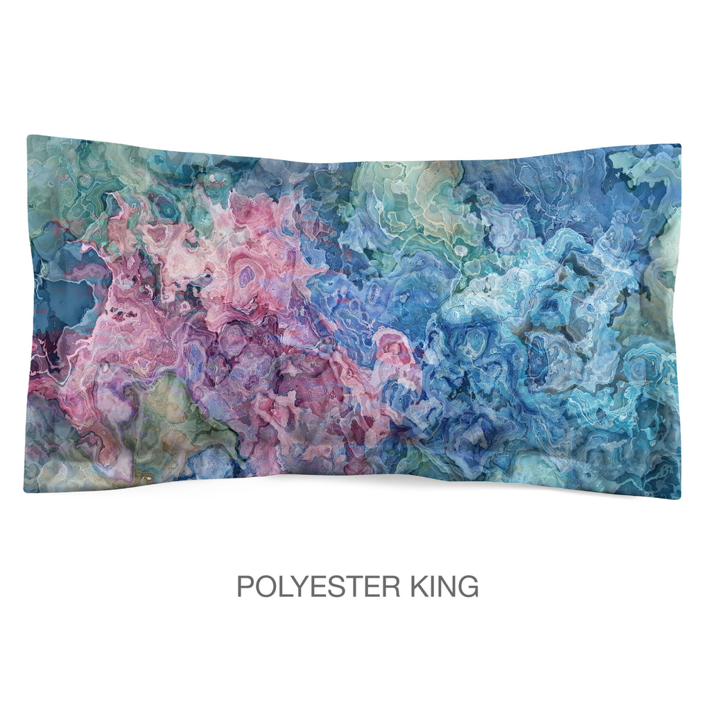 Abstract Shams in Cotton or Polyester, Ingenue