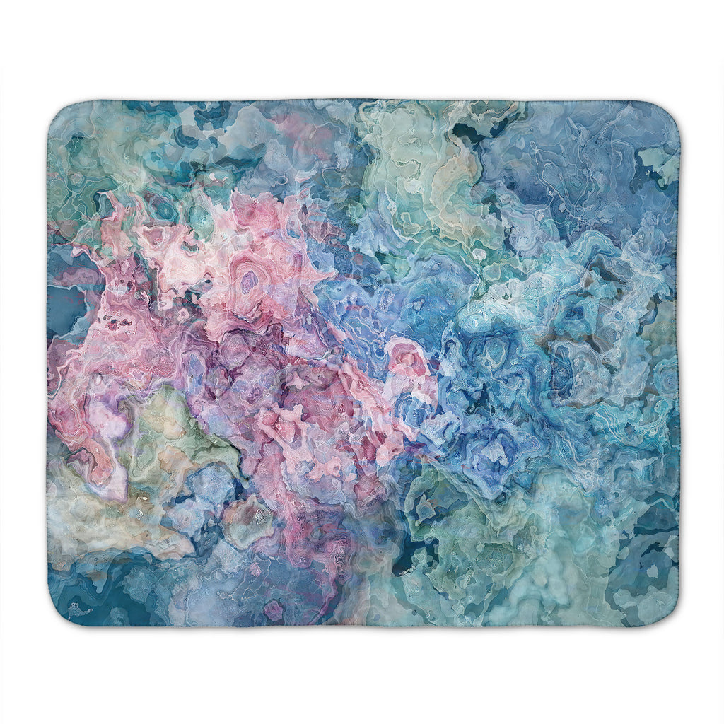 Abstract Fleece Throw, Ingenue