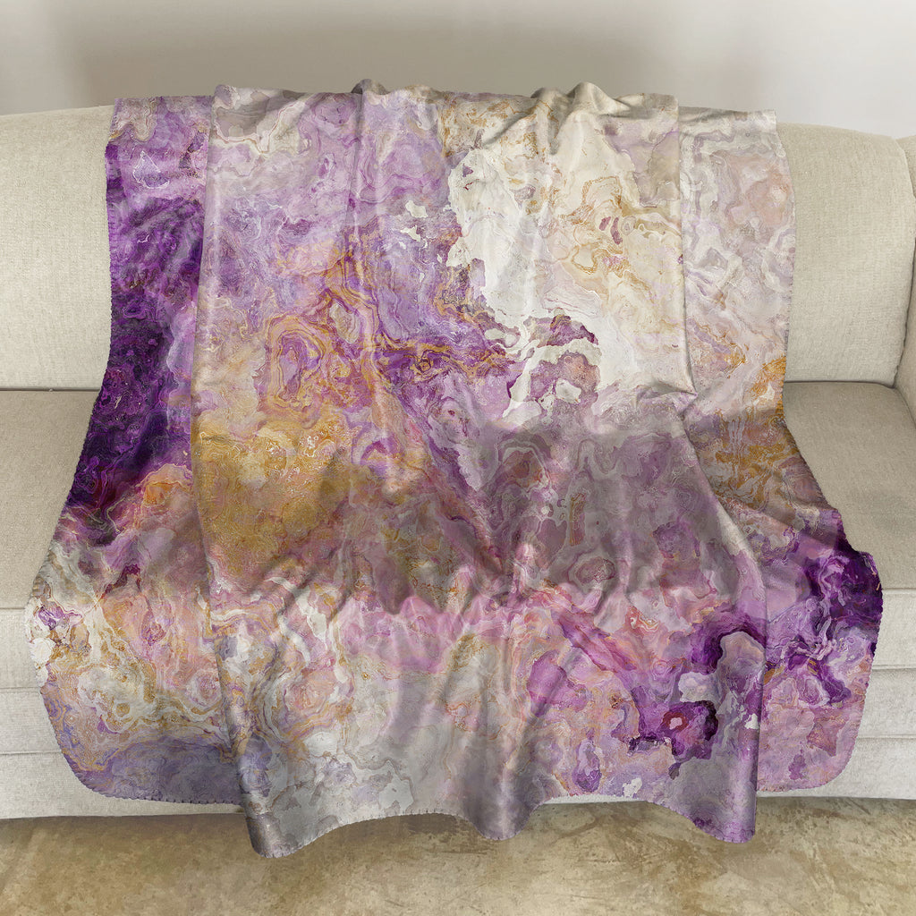 Abstract Fleece Throw, Jubilation
