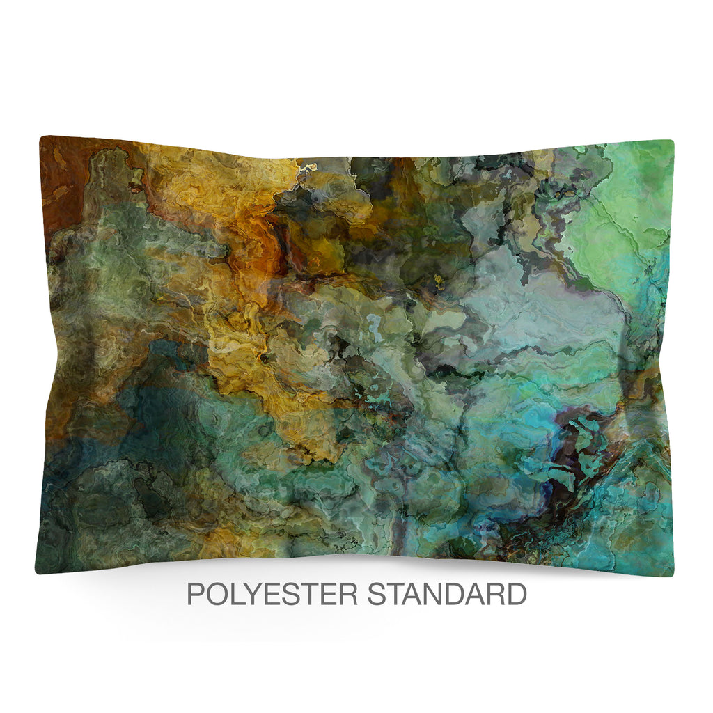 Abstract Shams in Cotton or Polyester, Kinetic