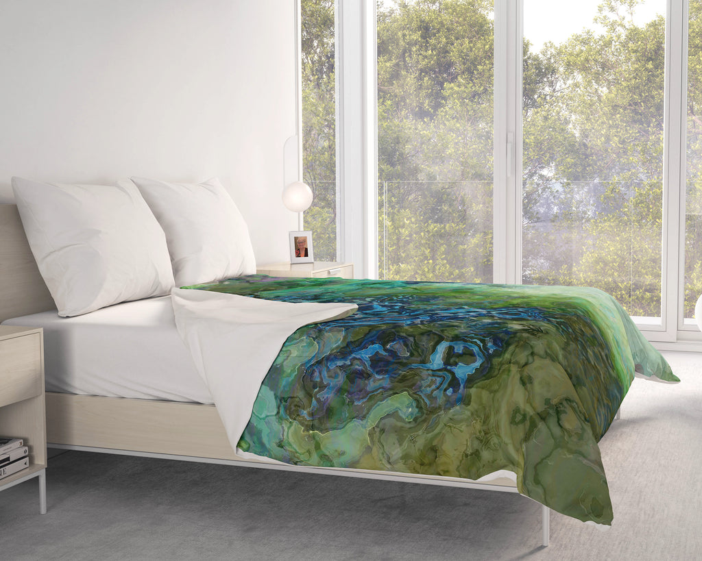 Abstract Comforter, Lake Houston