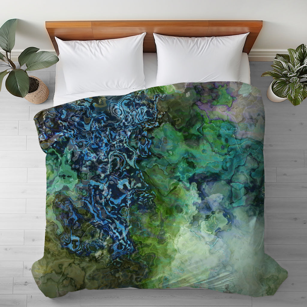 Abstract King, Queen or Twin Duvet Cover, Lake Houston