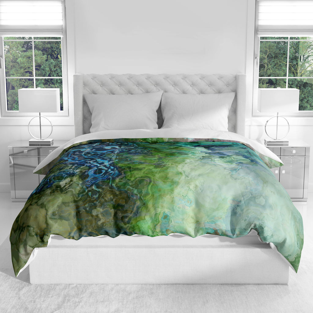 Abstract King, Queen or Twin Duvet Cover, Lake Houston