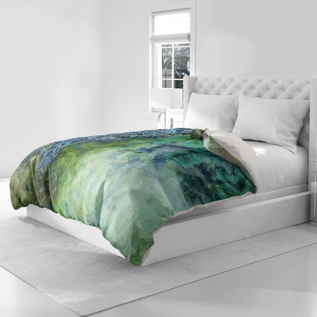 Abstract King, Queen or Twin Duvet Cover, Lake Houston