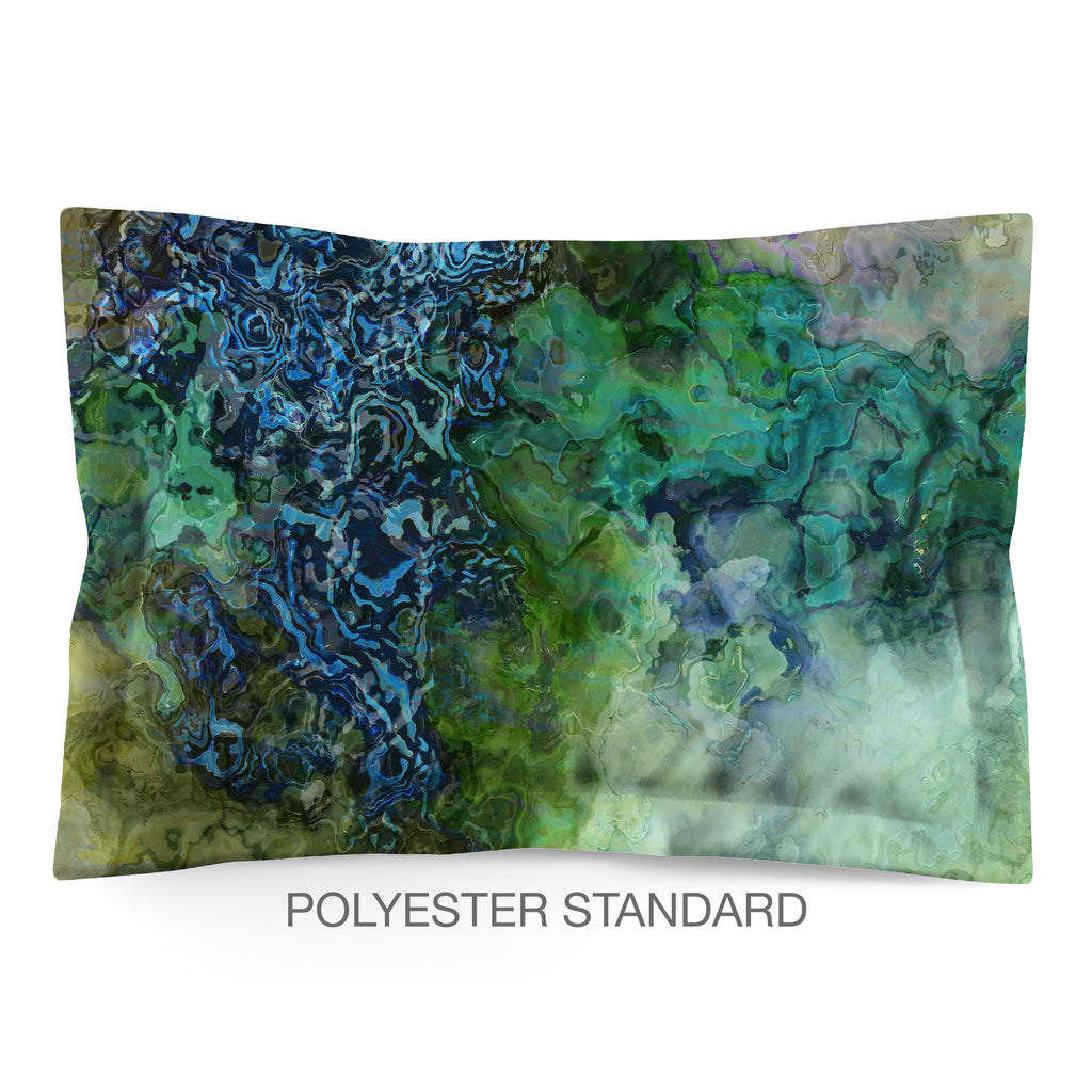 Abstract Shams in Cotton or Polyester, Lake Houston