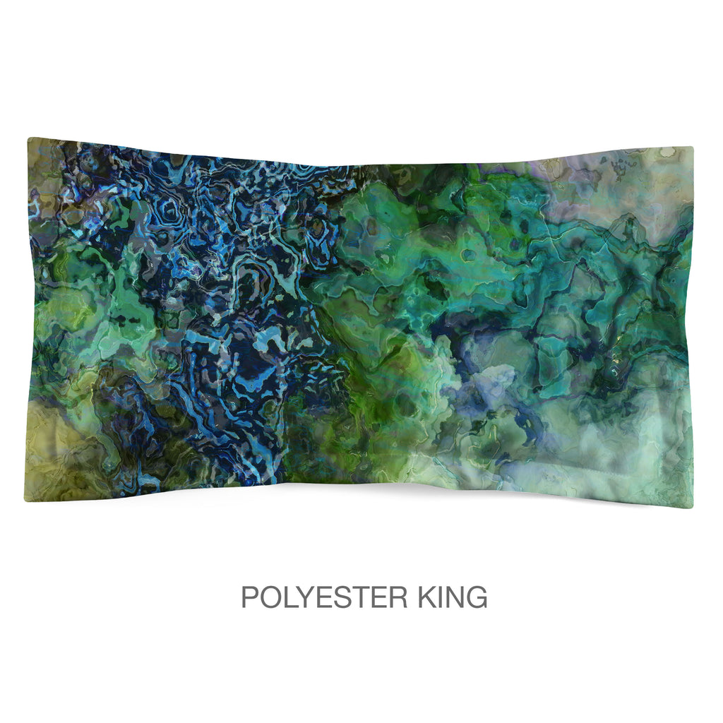 Abstract Shams in Cotton or Polyester, Lake Houston