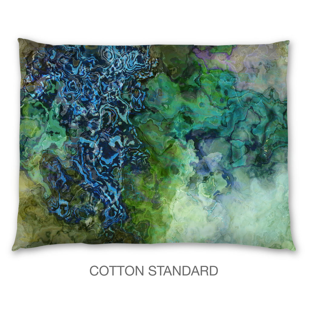 Abstract Shams in Cotton or Polyester, Lake Houston