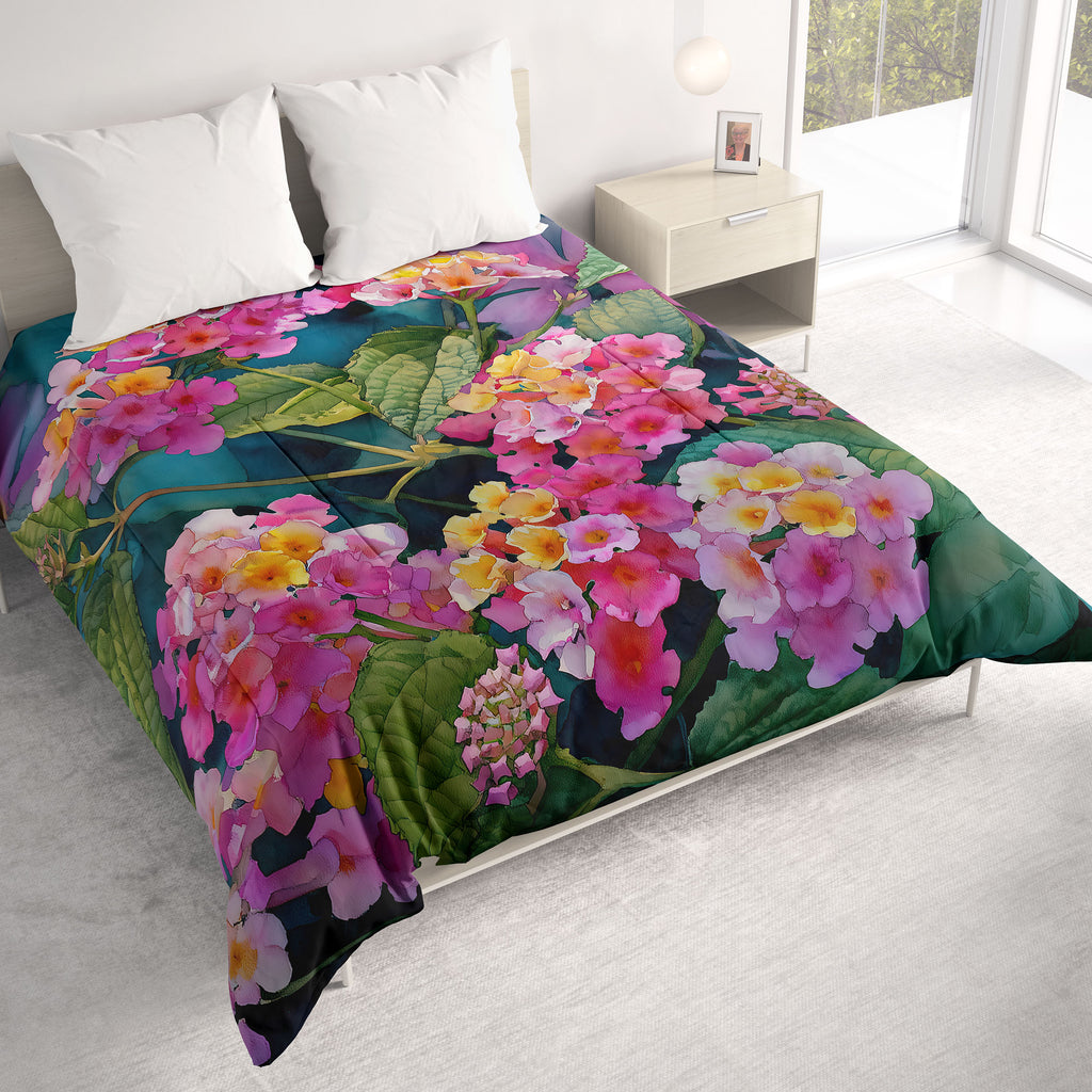 Floral Comforter, Lantana