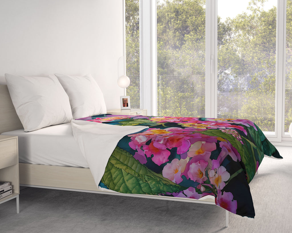 Floral Comforter, Lantana