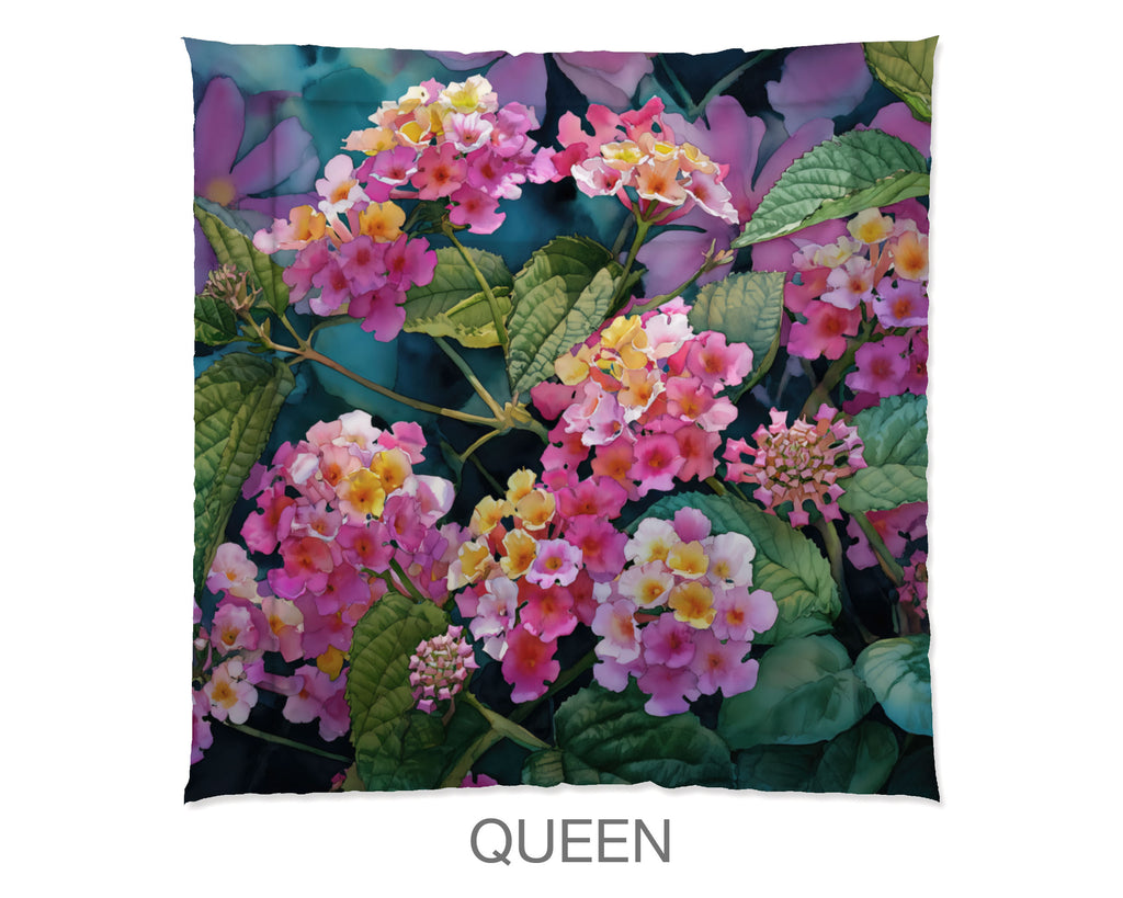 Floral Comforter, Lantana