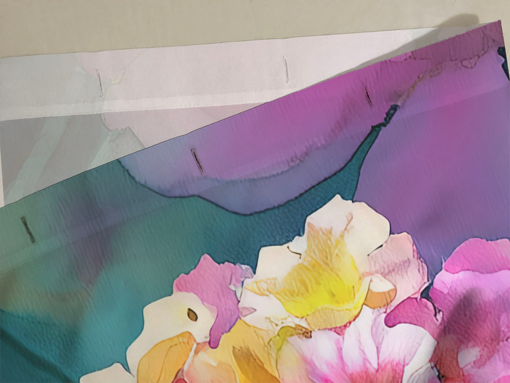 Floral Shower Curtain, Lantana