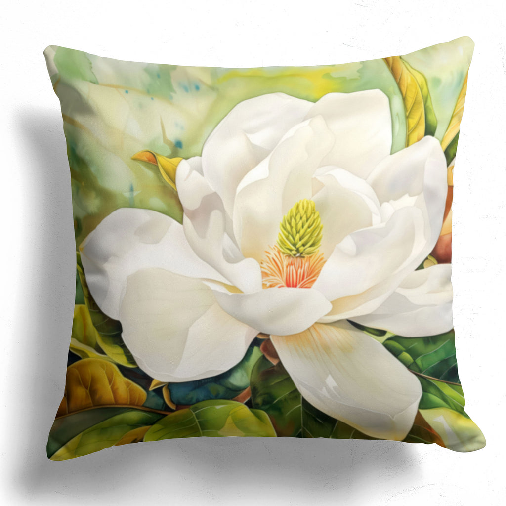 Floral Pillow Cover, Magnolia