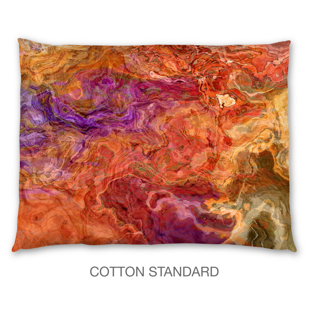 Abstract Shams in Cotton or Polyester, Mediterranean