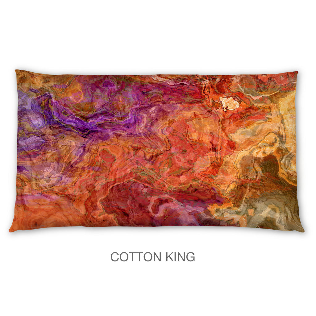 Abstract Shams in Cotton or Polyester, Mediterranean