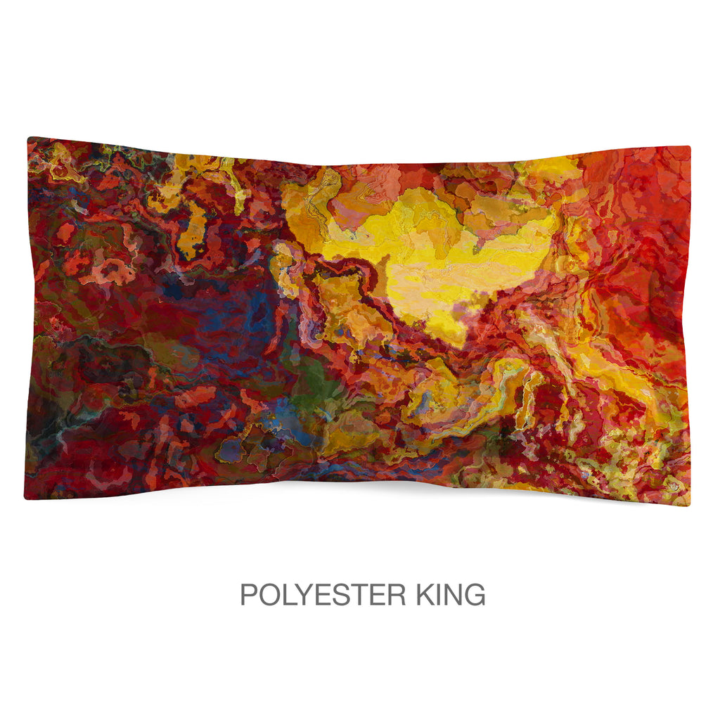 Abstract Shams in Cotton or Polyester, Momentary