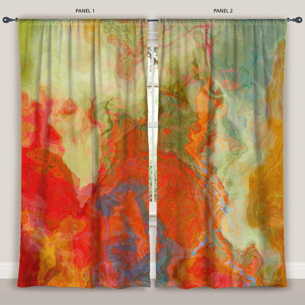 Window Curtains – Abstract Art Home
