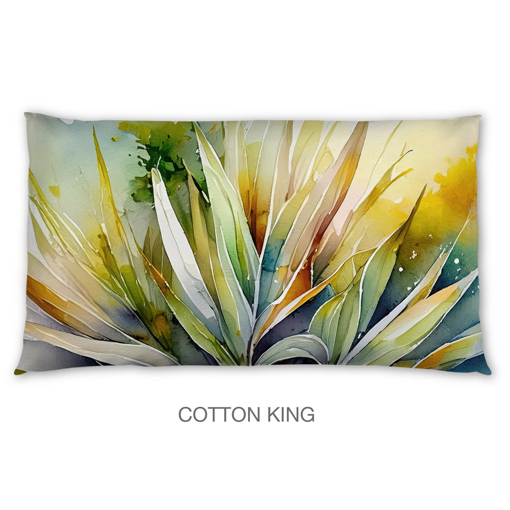 Floral Sham in Cotton or Polyester, Palmetto