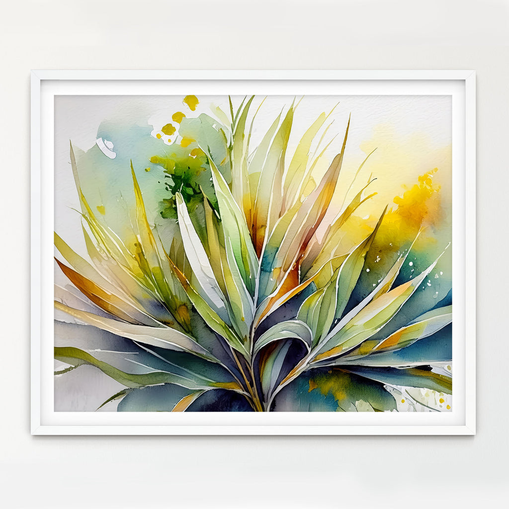 Floral Art Paper Print, Palmetto