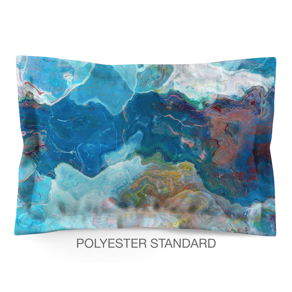 Abstract Shams in Cotton or Polyester, Patience