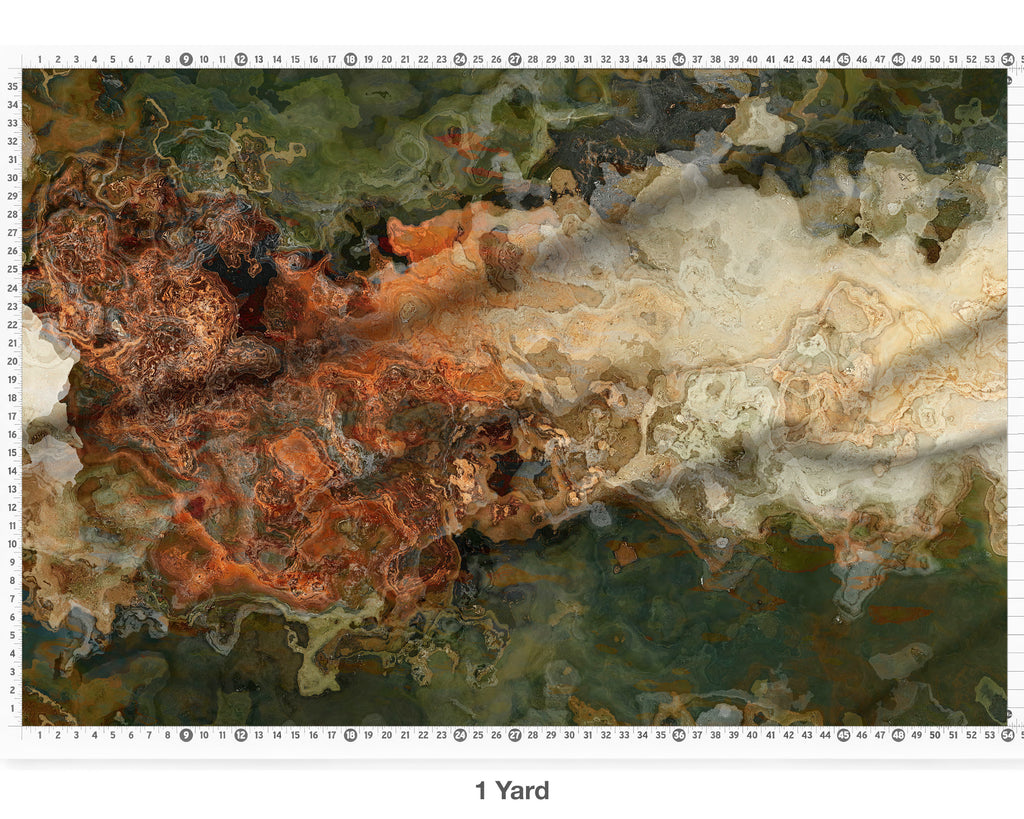 Abstract Fabric by the Yard, Patina