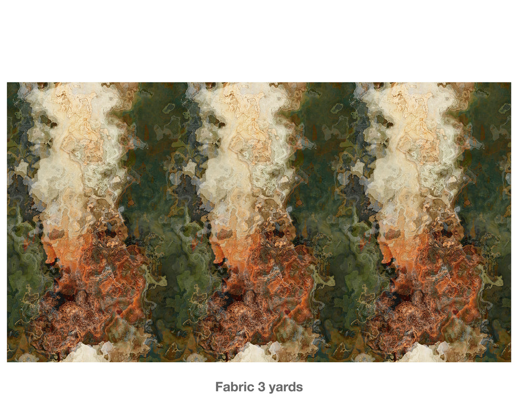 Abstract Fabric by the Yard, Patina