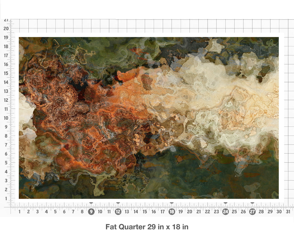 Abstract Fabric by the Yard, Patina