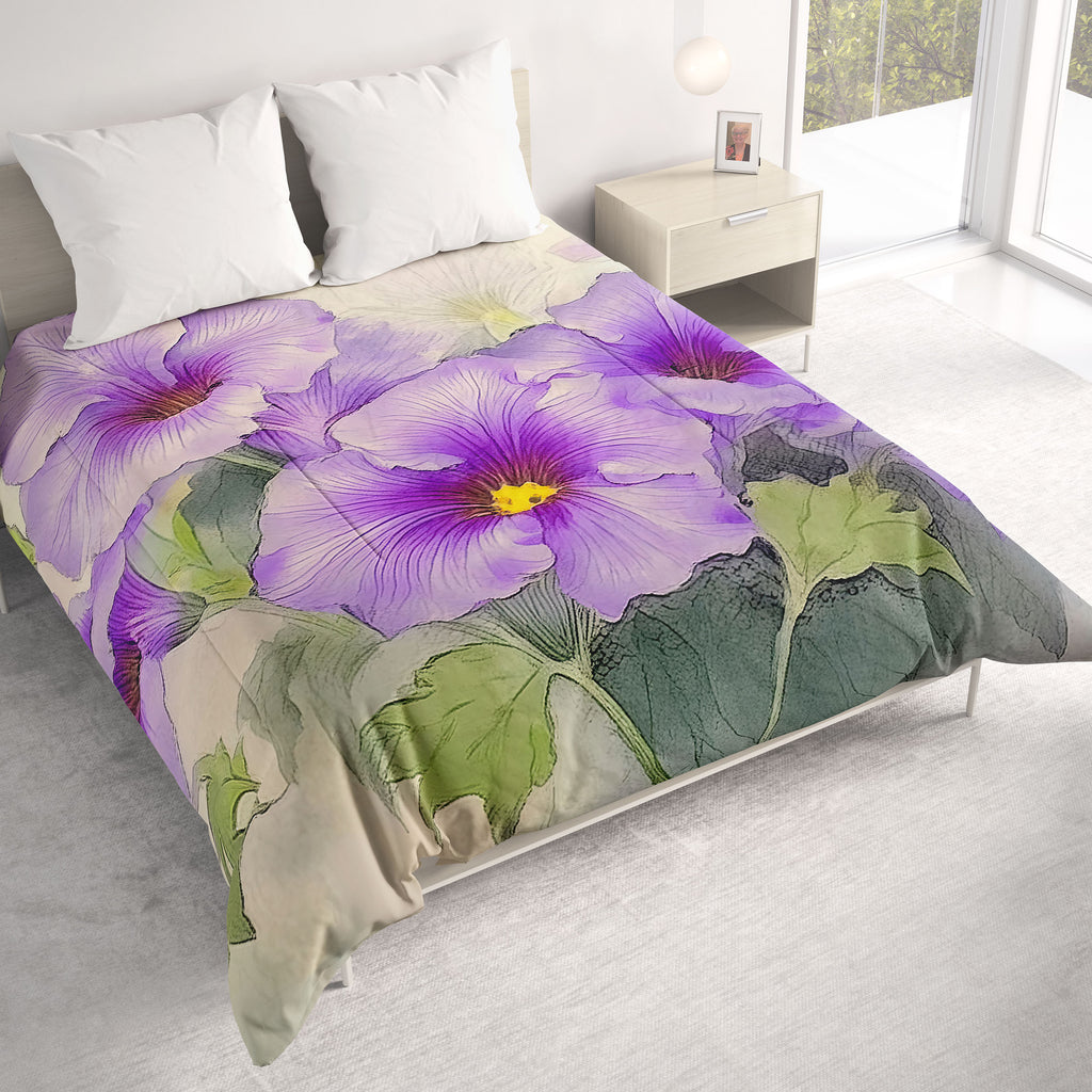 Floral Comforter, Petunias